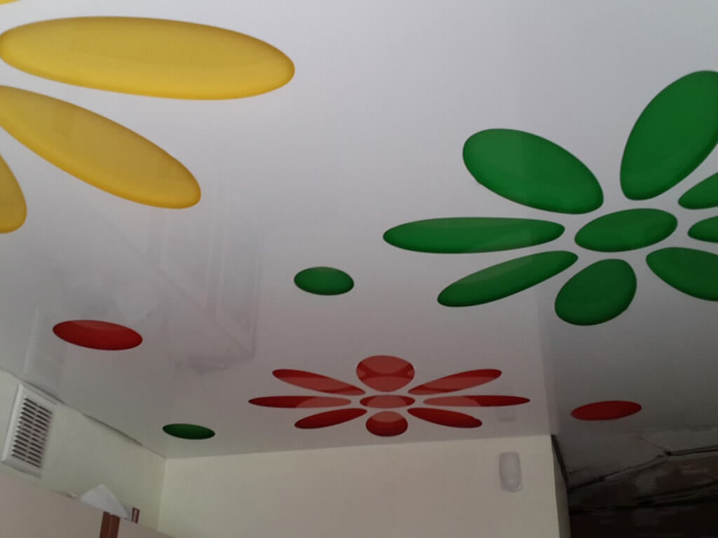 Натяжной потолок с фотопечатью